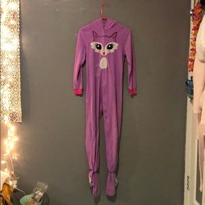 Purple fox onesie